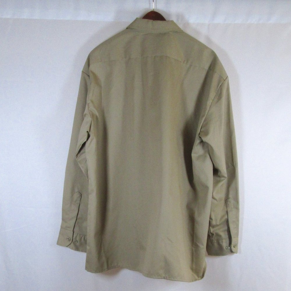 Dickies Mens Tan Long Sleeve Utility Shirt Size 2XL NWT Excellent Condit… - Picture 2 of 8